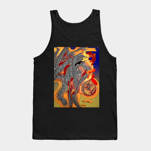 Abstract Memories Blowing Through My Mind Tank Top by Sarah Curtiss